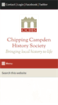 Mobile Screenshot of chippingcampdenhistory.org.uk